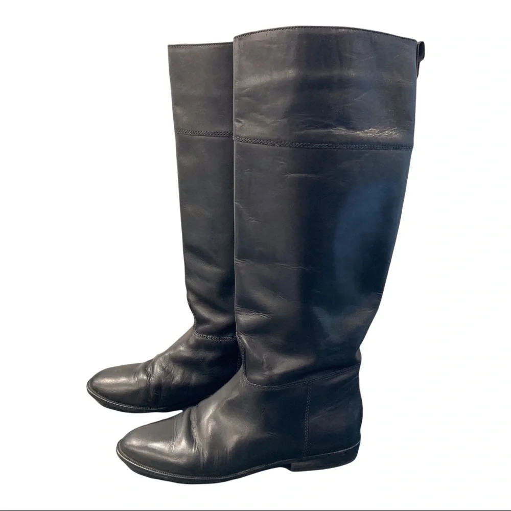 Calico sz 8 Blue Ribbon black leather riding boots